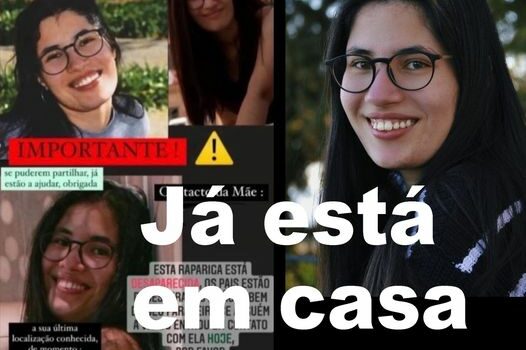 Rafaela Inês Leitão "já está em casa"