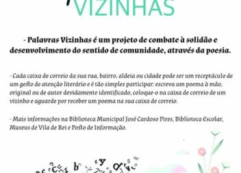 Vila de Rei junta-se ao projeto ‘Palavras Vizinhas’