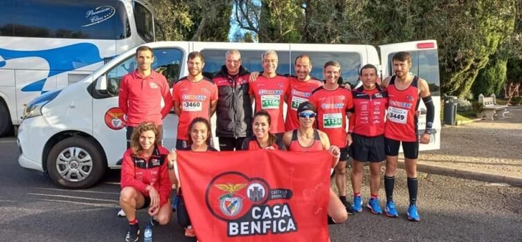 Casa do Benfica de Castelo Branco representada por vários atletas na Meia Marato