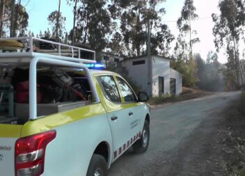 O incêndio que hoje deflagrou em Vale do Cobrão, concelho de Vila Velha de Ródão