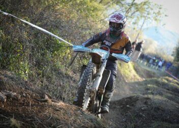 Piloto de Alcains no Campenasto Nacional de Enduro