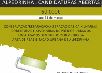 Candidaturas até dia 31 de março