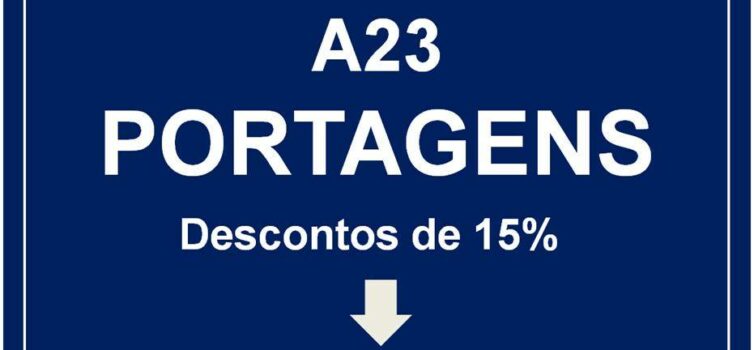 Portagens do Interior baixam 15%