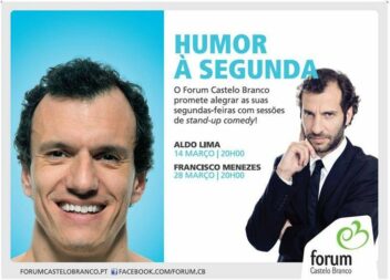 Humor à Segunda no Forum Castelo Branco