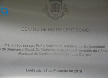 Os momentos da benção e inauguração...