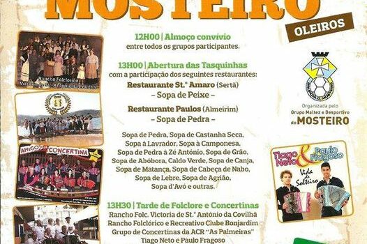 10.ª Mostra de Sopas Tradicionais no Mosteiro