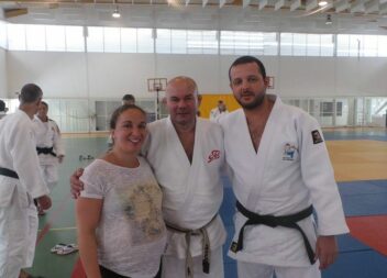 Ana Hormigo e Abel Louro em Clinic de Treinadores de Judo