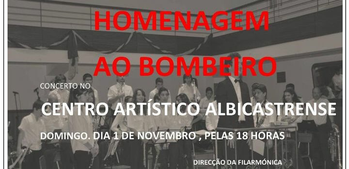 Concerto de homenagem ao Bombeiro