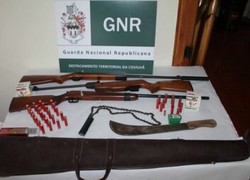 GNR-Covilhã apreende armas