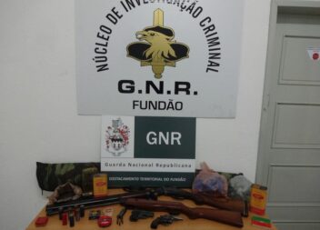 GNR-Fundão apreende armas