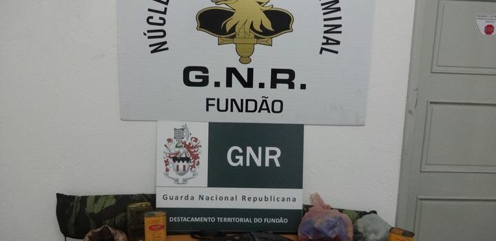 GNR-Fundão apreende armas