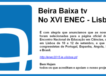 O XVI Encontro Nacional de Educação em Ciências colocou a reportagem da BBtv na