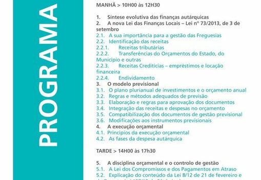 Regime financeiro das Freguesias em debate