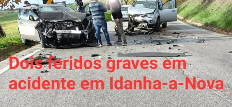 Acidente em Idanha-a-Nova faz dois feridos graves