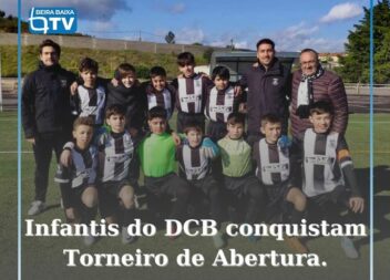 Os Infantis do Desportivo de Castelo Branco (DCB), conquistaram o Torneio de Abe