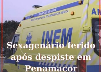 Um homem de 68 anos de idade ficou ferido depois de ter perdido o controlo do au