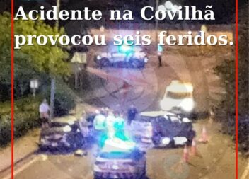 Seis feridos após colisão na Covilhã