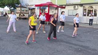 Zumba Sunset no Baile de Verão da AJRP