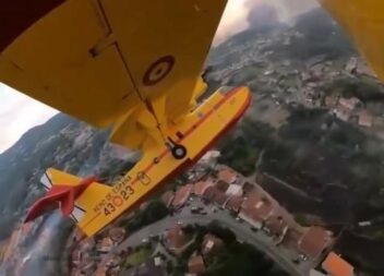 Canadair espanhol já combate fogos em Portugal