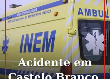 Colisão entre mota e bicicleta faz um ferido em Castelo Branco