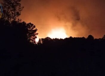 Incêndio deflagra em Louriçal do Campo