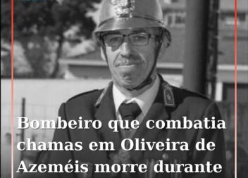 João Silva, um bombeiro que combatia na noite de domingo noite um incêndio que l