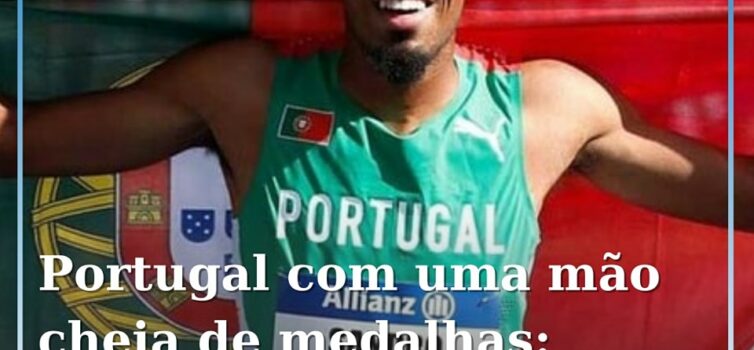 O atleta Sandro Baessa conquistou esta quinta-feira mais uma medalha para Portug