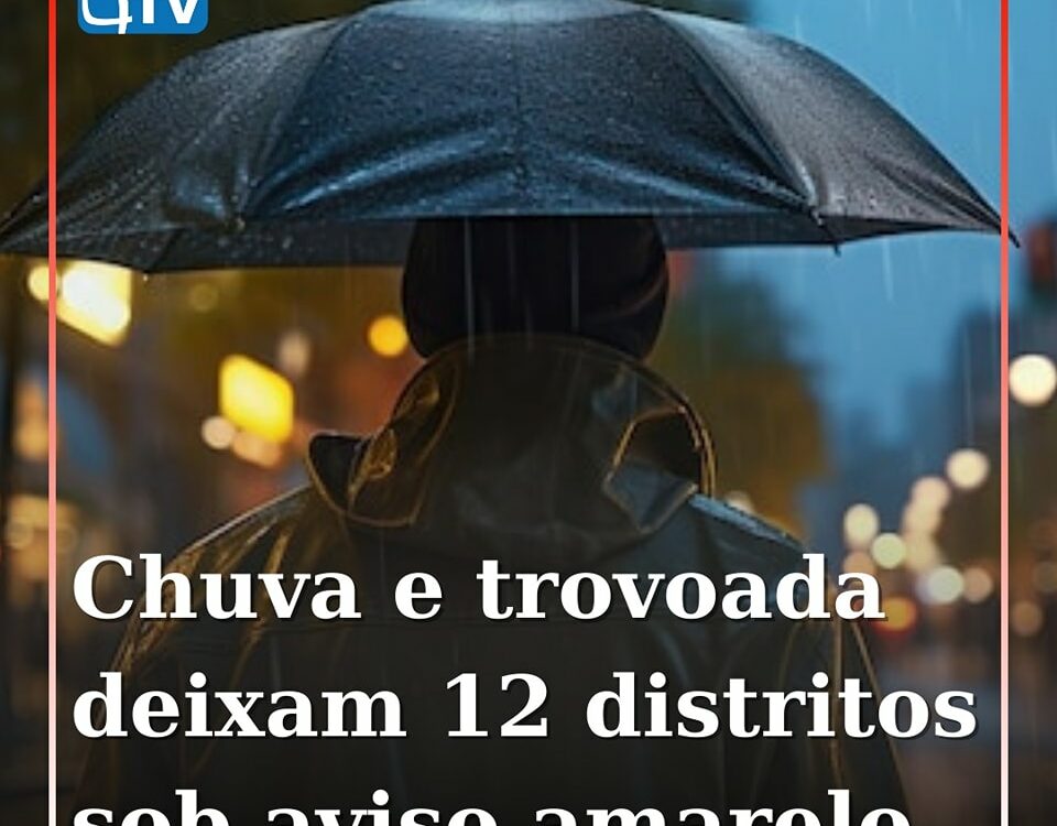 Doze distritos do continente vão estar esta quarta-feira e quinta-feira sob avis