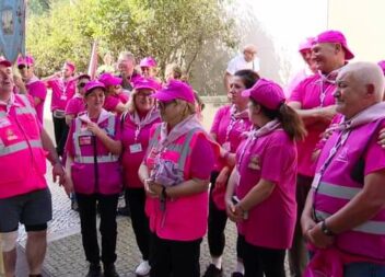 Grupo de Peregrinos da Rainha da Paz chegam ao Santuário de Fátima