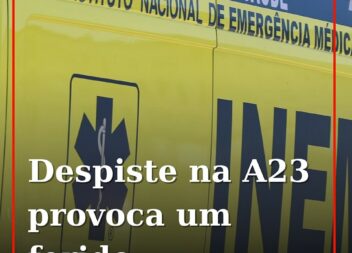 Homem ferido em despiste na A23