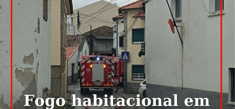 Incêndio resolvido à chegada dos Bombeiros