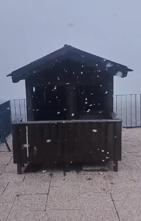 Neve chegou mais cedo à Serra da Estrela