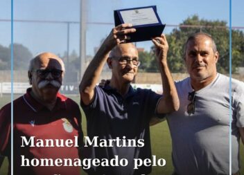 O Benfica e Castelo Branco (BCB) prestou uma homenagem ao antigo jogador Manuel