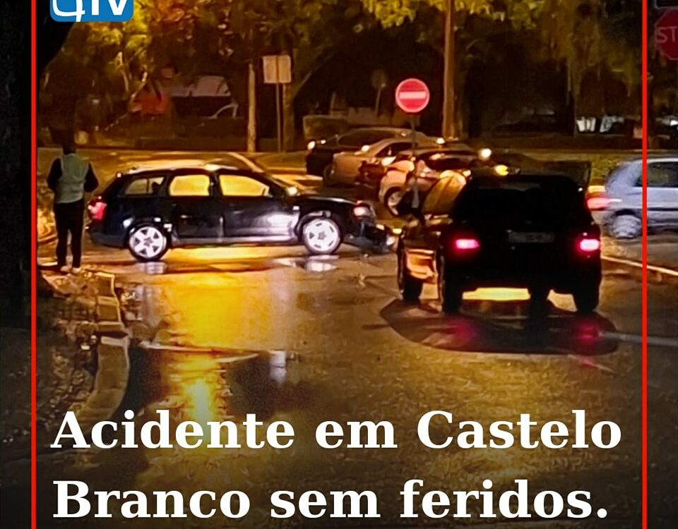 Um acidente rodoviário ao final da tarde desta quarta-feira, na Av. Rotary, próx