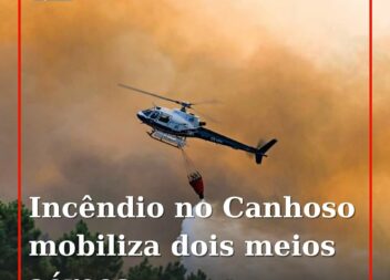 Um incêndio deflagrou junto ao Parque Industrial do Canhoso, no concelho da Covi