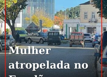 Atropelamento no Fundão fere mulher