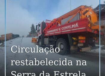 Estradas reabertas na Serra da Estrela