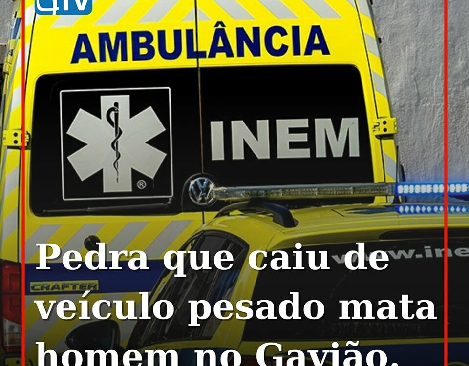 Homem morre após ser atingido por pedra de grande porte na EN 118, em Gavião