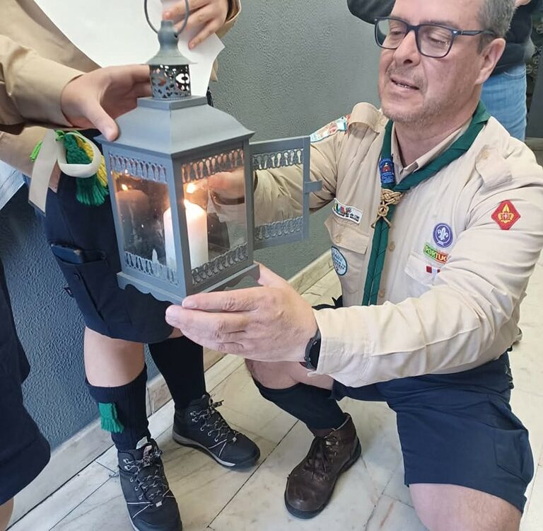 Bombeiros da Covilhã recebem a Luz da Paz de Belém