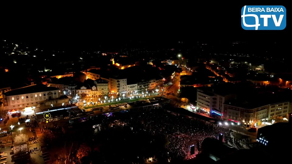 EM DIRETO: Passagem de ano 2025 em Castelo Branco