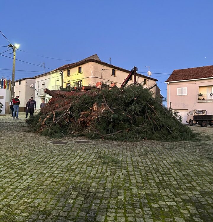 Orvalho cumpre a tradição com o Madeiro de Natal