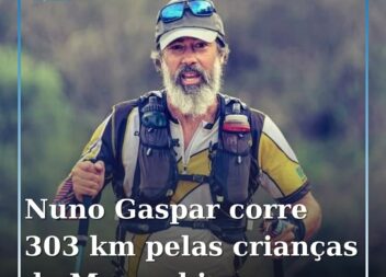 Da Serra da Estrela ao mar da Nazaré: Nuno Gaspar corre 303km pelas crianças de