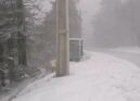 Neve e vento forte dificultam acesso à Serra da Estrela