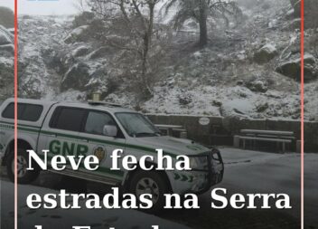 Serra da Estrela: Queda de leva leva ao corte de estradas