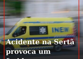 Um acidente ocorrido no final da manhã desta sexta-feira, na estrada da Codiceir