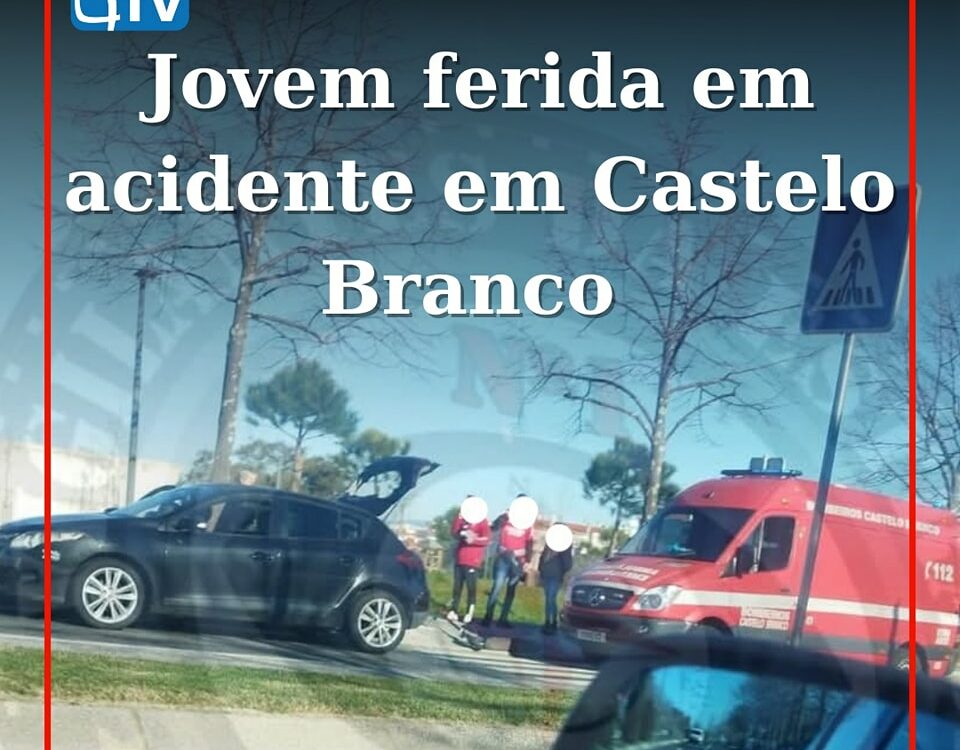 Colisão em Castelo Branco origina um ferido