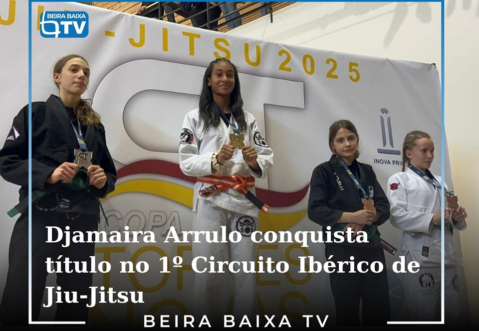 Djamaira Arrulo conquista título no 1.º Circuito Ibérico de Jiu-Jitsu