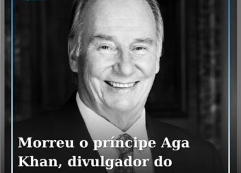 O príncipe Karim Aga Khan IV, fundador e presidente da Rede Aga Khan para o Dese