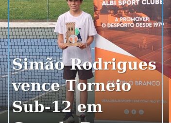 Simão Rodrigues sagra-se campeão no Torneio de Castelo Branco