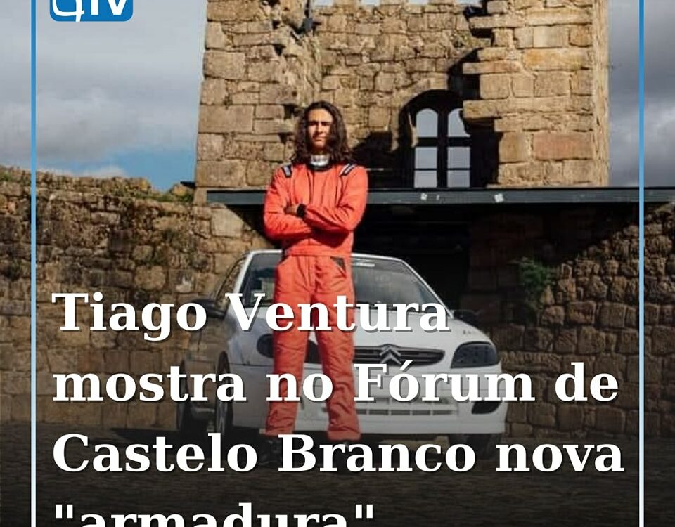 Tiago Ventura exibe nova imagem no Fórum Castelo Branco